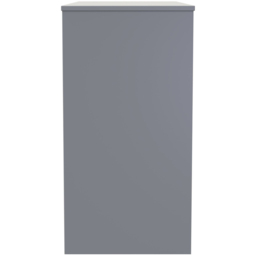 Crowndale Las Vegas 3 Drawer Dusk Grey Dressing Table - Wilko - thumbnail 5