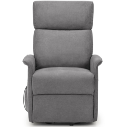 Julian Bowen Helena Charcoal Fabric Riser Recliner Chair - Size: Single - Grey - Wilko - thumbnail 6