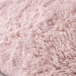 Downland Huggleland Double Pink Long Hair Bolster Pillow - Size: Single - Wilko - thumbnail 4