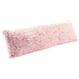 Downland Huggleland Double Pink Long Hair Bolster Pillow - Size: Single - Wilko - thumbnail 1