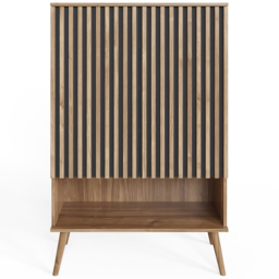 GFW Rowan Multi-Unit Storage Cabinet - Size: 123 x 80 x 36cm - Oak - Wilko - thumbnail 4
