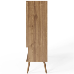 GFW Rowan Multi-Unit Storage Cabinet - Size: 123 x 80 x 36cm - Oak - Wilko - thumbnail 6