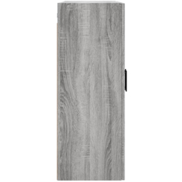 vidaXL 2 Door Grey Sonoma Wall Mounted Cabinet - Size: 90 x 69.5 x 34cm - Wilko - thumbnail 7