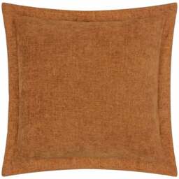 Yard Dune Orange Chenille Polyester Filled Cushion 50 x 50cm - Wilko