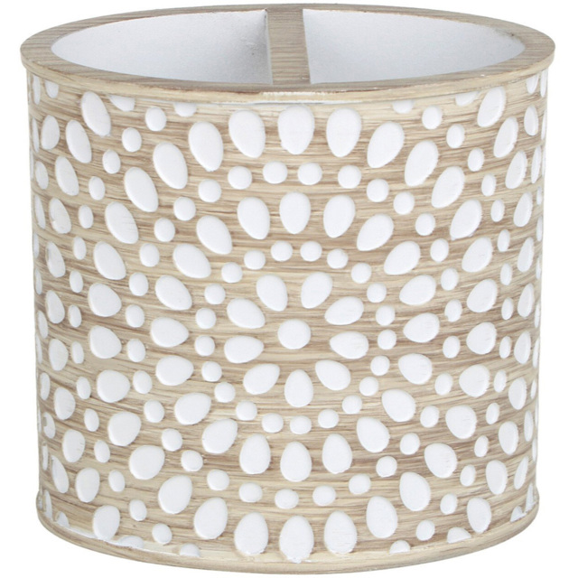 Natural Boho Tooth Brush Holder - Size: 11 x 10 x 7cm - Wilko - image 1