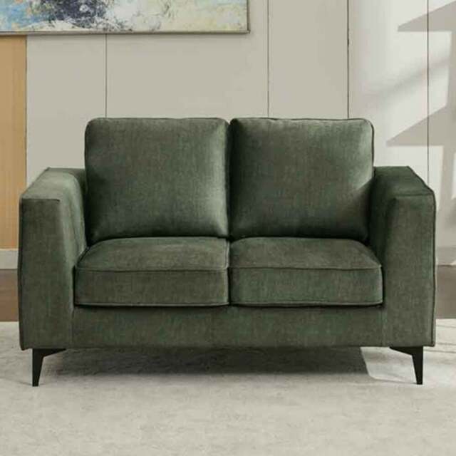 Brooklyn 2 Seater Moss Green Sofa - Wilko - image 1