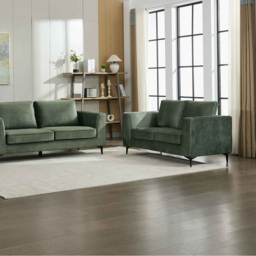 Brooklyn 2 Seater Moss Green Sofa - Wilko - thumbnail 6
