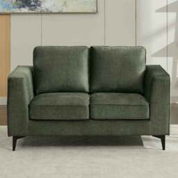 Brooklyn 2 Seater Moss Green Sofa - Wilko - thumbnail 1