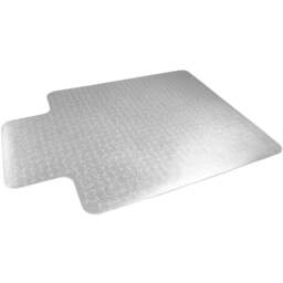 Floortex Cleartex TrYlok Rectangular Lipped PVC Chair Mat 120 x 90cm - Wilko