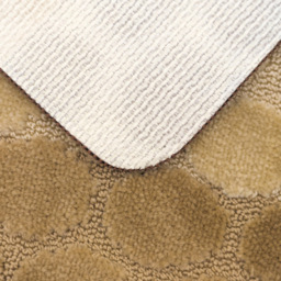Velosso Hex Stripe Latte Bath Mat Set - Brown - Wilko - thumbnail 6