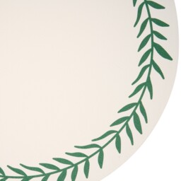 Pack of 4 Olive Leaf Placemats Neutral - Pure Collection - Wilko - thumbnail 6