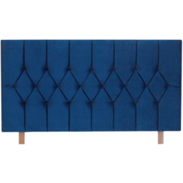 Aspire Furniture Catherine Lansfield Boutique Double Navy Brushed Velvet Headboard - Blue - Aspire Beds - Wilko - thumbnail 3