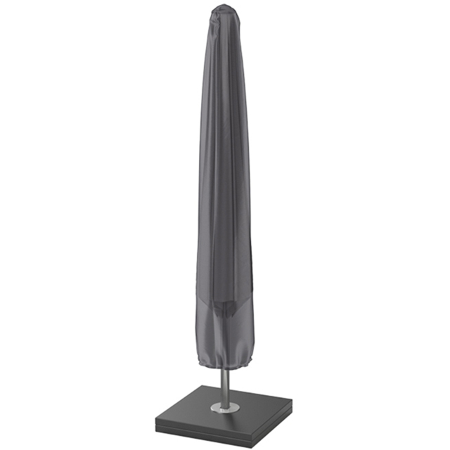 Platinum AeroCover Waterproof Centre Pole Parasol Cover 165 x 35 x 35cm - Grey - Wilko - image 1