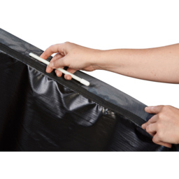 Platinum AeroCover Waterproof Centre Pole Parasol Cover 165 x 35 x 35cm - Grey - Wilko - thumbnail 4