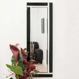 MirrorOutlet Aston Black Wall Mirror 120 x 40cm - Wilko - thumbnail 3