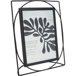 The Port. Co Gallery Enzo Black Free Standing Frame 7 x 5 inch - Wilko - thumbnail 3