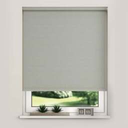 New Edge Blinds Blackout Roller Blinds Light Grey 85cm - Size: W 85cm x D 165cm - Wilko - thumbnail 1