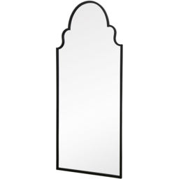 MirrorOutlet The Arcus Black Framed Arched Leaner and Wall Garden Mirror 200 x 85cm - Size: 200 x 85 x 3cm - Wilko - thumbnail 4