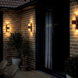Nordlux Aludra Seaside Brown Metallic Double Wall Light - Size: 33.7 x 12.4 x 33.7cm - Wilko - thumbnail 6