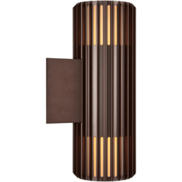 Nordlux Aludra Seaside Brown Metallic Double Wall Light - Size: 33.7 x 12.4 x 33.7cm - Wilko - thumbnail 4