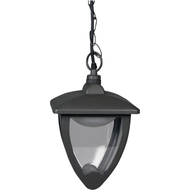 Luxform Luxembourg Anthracite Chain Lantern - Size: 17 x 17 x 9cm - Grey - Wilko - image 1