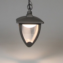 Luxform Luxembourg Anthracite Chain Lantern - Size: 17 x 17 x 9cm - Grey - Wilko - thumbnail 3