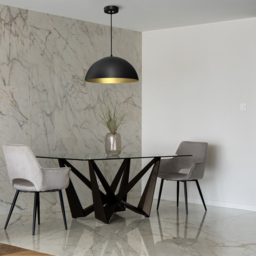 Milagro Beta Black Pendant Lamp 230V - Size: 45 x 45 x 90cm - Wilko - thumbnail 6