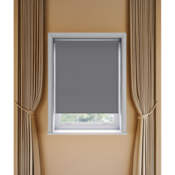 New Edge Blinds Thermal Blackout Roller Blind Slate Grey 70cm - Size: W 70 x D 170cm - Wilko - thumbnail 4