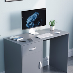 VIDA DESIGNS Hudson Computer Desk Grey - Size: 72 x 100 x 44 cm - Wilko - thumbnail 7