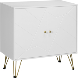 Portland 2 Door White Slim Sideboard - Wilko - thumbnail 3