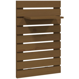 vidaXL Honey Brown Adjustable Wall Mounted Bedside Shelf Set of 2 - Size: 63 x 40 x 17.5cm - Wilko - thumbnail 3