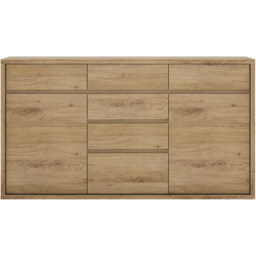 Florence Shetland 2 Door 6 Drawer Cupboard - Brown - Furniture To Go - Wilko - thumbnail 4