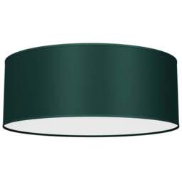 Milagro Verde Green Ceiling Lamp 230V - Size: 40 x 40 x 13cm - Wilko