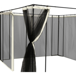 Outsunny 3 x 3m Beige Mesh Mosquito Netting Screen Wall - Size: 10 x 40 x 50cm - Cream - Wilko - thumbnail 4