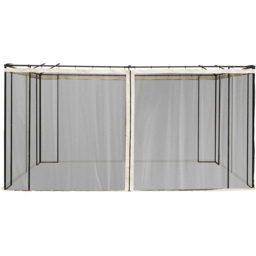 Outsunny 3 x 3m Beige Mesh Mosquito Netting Screen Wall - Size: 10 x 40 x 50cm - Cream - Wilko - thumbnail 3
