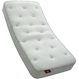 Sareer Matrah Single Latex Pocket Mattress - White - Wilko - thumbnail 1