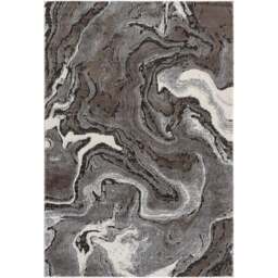 Desire Rugs Eleanor Grey Marble Embossed Rug 80 x 150cm - Size: 80 x 150 x 2cm - Wilko