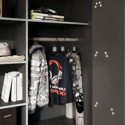 Flair Summit Single Black and Grey Gaming High Sleeper - Wilko - thumbnail 3