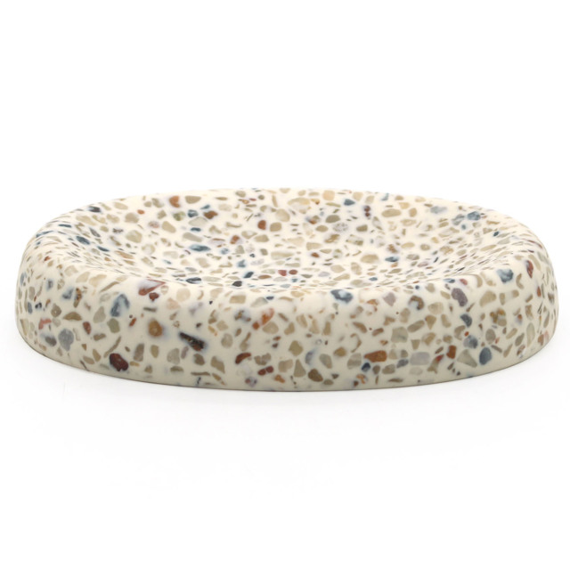 Vinci Terrazzo Soap Dish - Multicolour - Wilko - image 1
