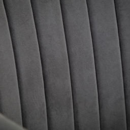 Julian Bowen Kahlo Grey and Black Velvet Swivel Office Chair - Size: 62 x 56 x 96cm - Wilko - thumbnail 6