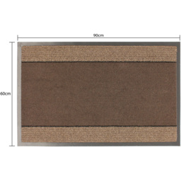 JVL Miracle Barrier Mat Brown 60 x 90cm - JVL Homewares - Wilko - thumbnail 6