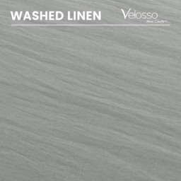 Velosso Washed Linen Look King Size Silver Duvet Set - Grey - Wilko - thumbnail 4