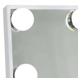 Jack Stonehouse White Veronica Hollywood Vanity Mirror with 9 LED Bulbs - Size: 36.6 x 30cm - Wilko - thumbnail 5