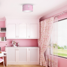 Milagro Baletnica Pink Ceiling Lamp 230V - Size: 37 x 37 x 22cm - Wilko - thumbnail 4