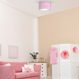 Milagro Baletnica Pink Ceiling Lamp 230V - Size: 37 x 37 x 22cm - Wilko - thumbnail 3
