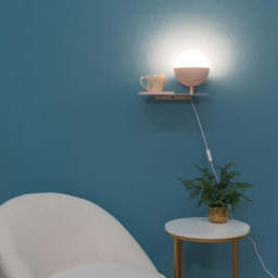 ValueLights Marlow Blush Pink Globe LED Shelf Lamp - Size: 24.5 x 36 x 18.8cm - Wilko - thumbnail 5