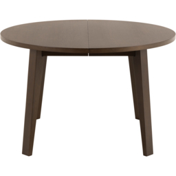 Florence A Line Smoked Oak Round Dining Table - Brown - Furniture To Go - Wilko - thumbnail 4