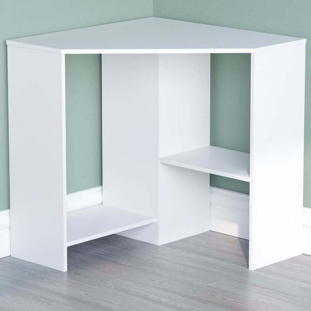 VIDA DESIGNS Hetton Corner Computer Desk White - Size: 76 x 100 x 70cm - Wilko - image 1