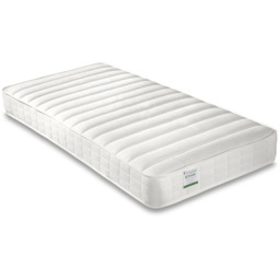 Tyler Single Grey and White Guest Bed with Spring Mattress - Bedmaster - Wilko - thumbnail 3