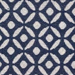 My Mat Navy Crescent Stain Resistant Runner 67 x 200cm - Size: 67 x 200 x 2cm - Blue - Wilko - thumbnail 5
